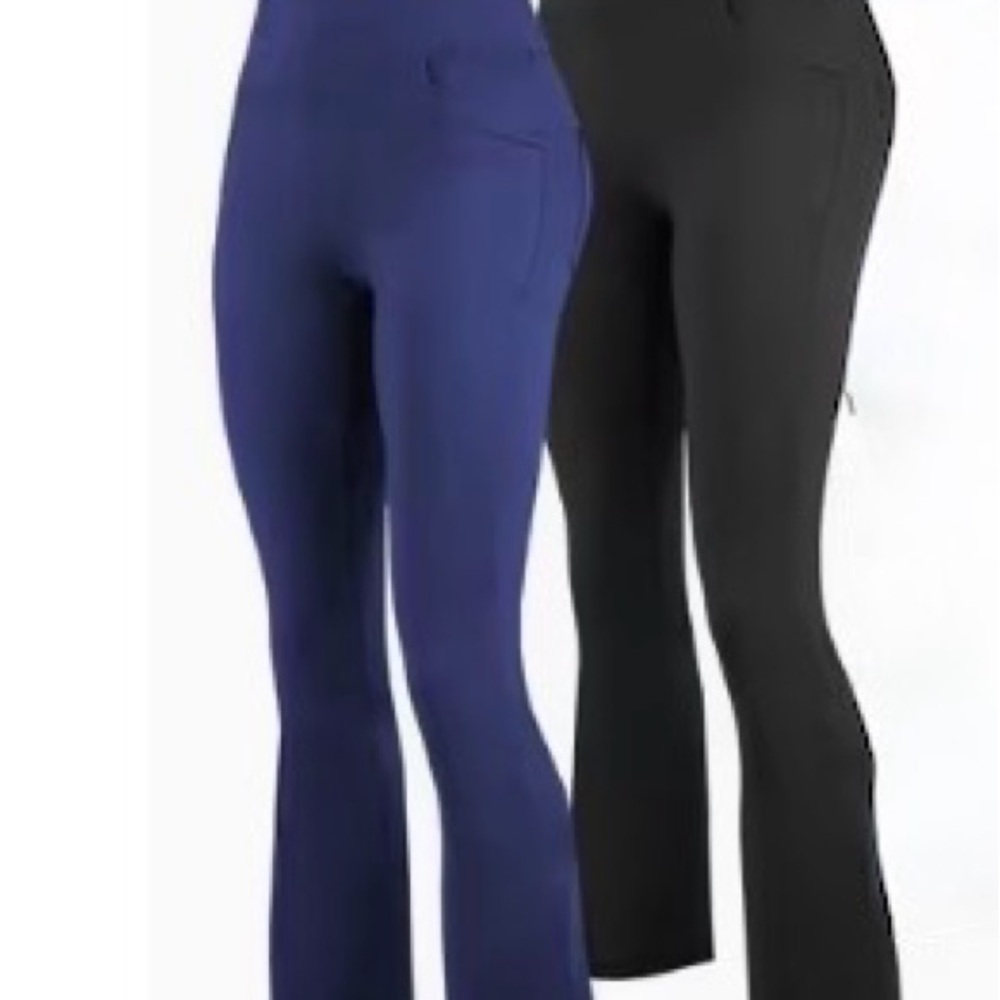 Women's Blue and Grey Pants